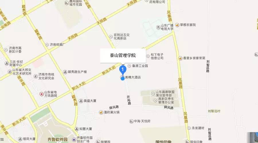 泰山管理学院地址