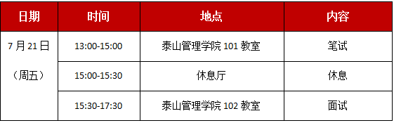 行程安排