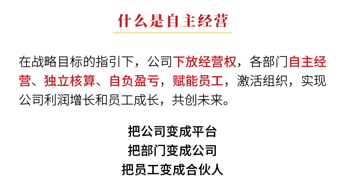 自主经营