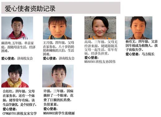 “萤火递爱”助学活动